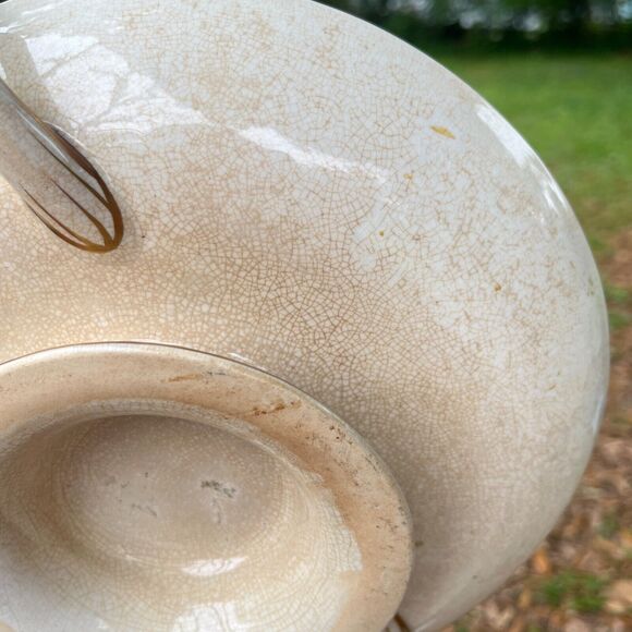 The Bully by W. Mulready Signed handle Plate Unique Rare Vtg center piece - Picture 5 of 11